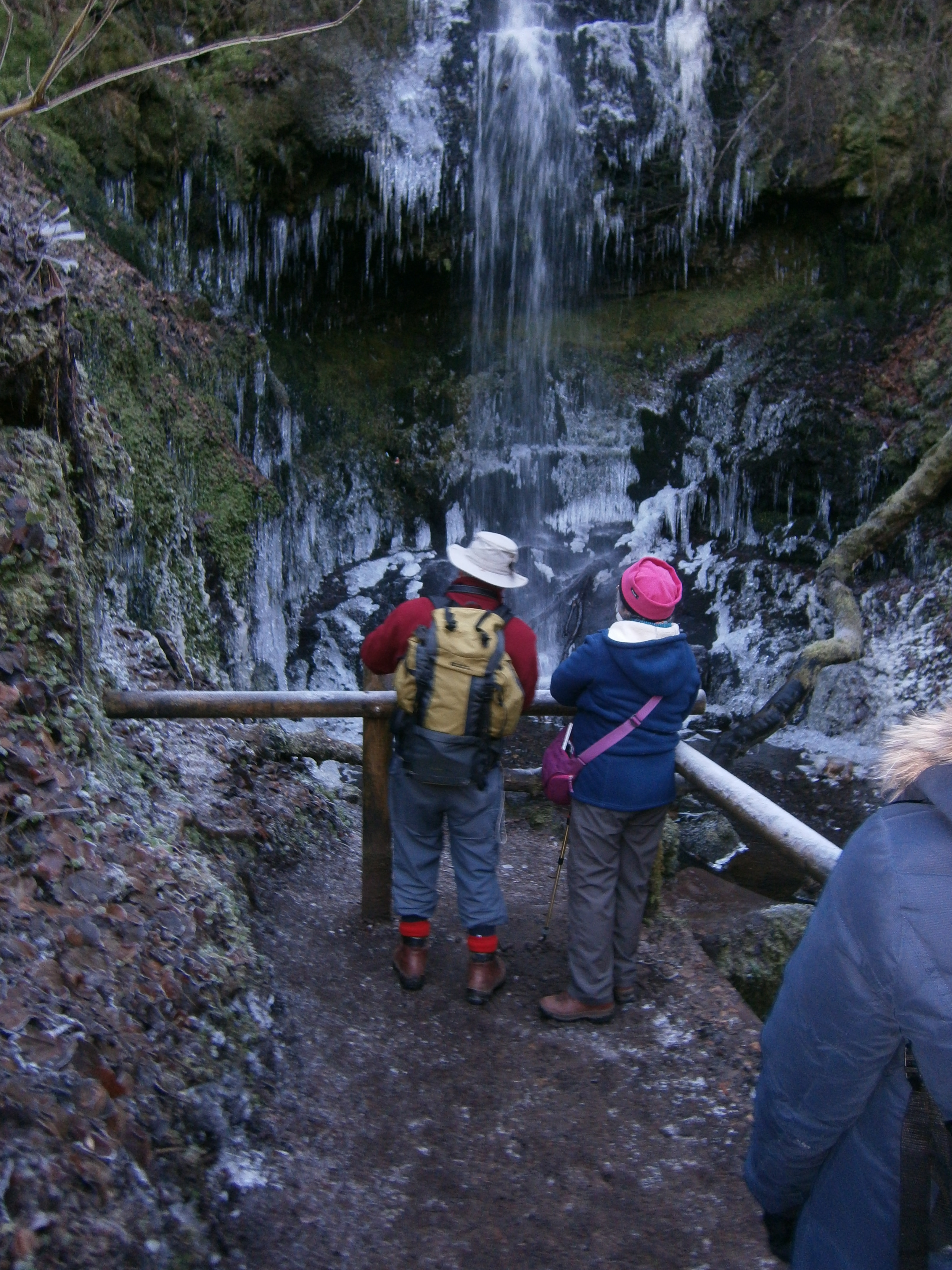 'Frozen Waterfall' by Valerie of Paisley & District u3a