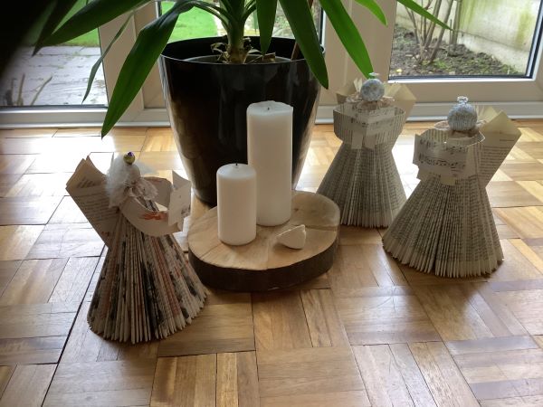 'Book Angels' by Traudel Walker of Cowton & Countryside u3a