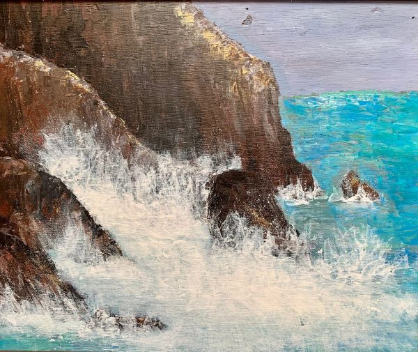 'Filey Brigg' by Cathy Harris, Sheffield u3a