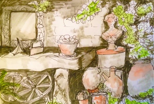 'Artefacts' by Yvonne Paddy, Lymington u3a