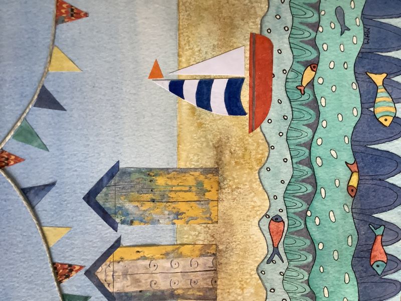'Happy days at the seaside' by Wendy Watson, Sherburn and Villages