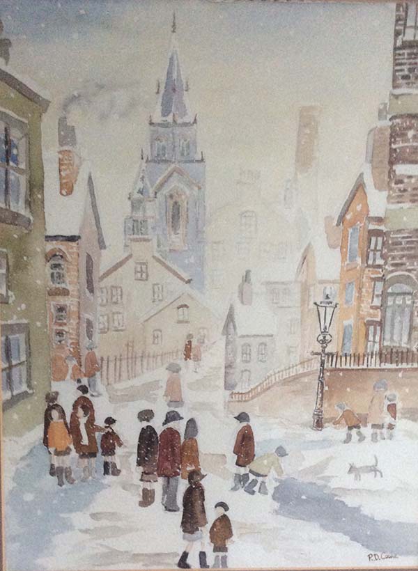 'Lamp post' by Pam Cooke of High Lane u3a