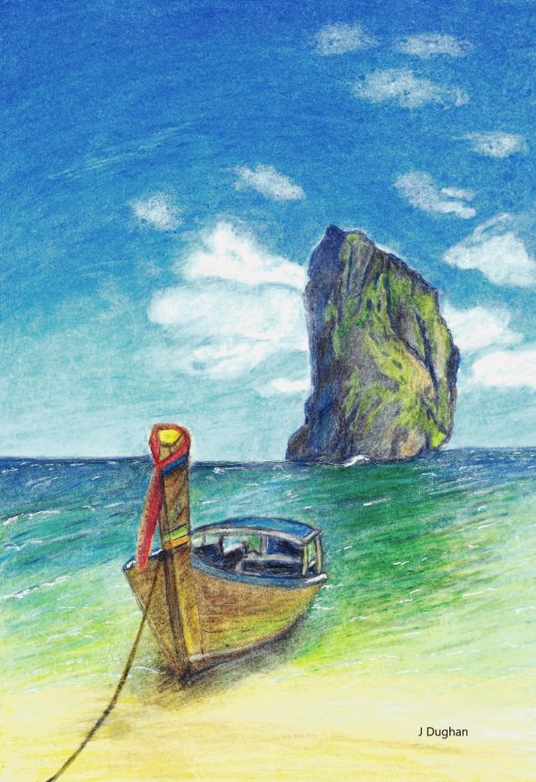 'Paradise Island' by Jacqueline Dughan of Burton on Trent u3a