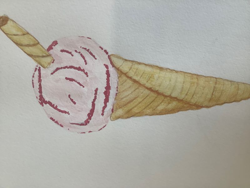 'Ice cream' by Christine Jamieson, u3a Hawkwell Village Essex