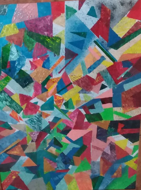 'Triangles' by Marian Lewis, South West Herts u3a