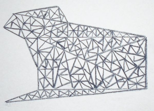 'Triangles' by Robert Cato, Luton