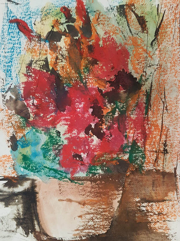 'Geraniums' by Jonathan Parryof Ilkley & District u3a