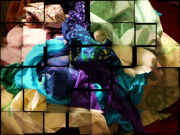 'Mask Mosaic' by Annette Vowden of Devizes & District U3A