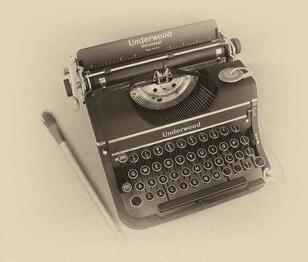 'Typewriter' by Janet Rutter of Devizes & District u3a