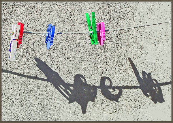 'Contorted Shadows' by Vivian Clarke of Banstead U3A