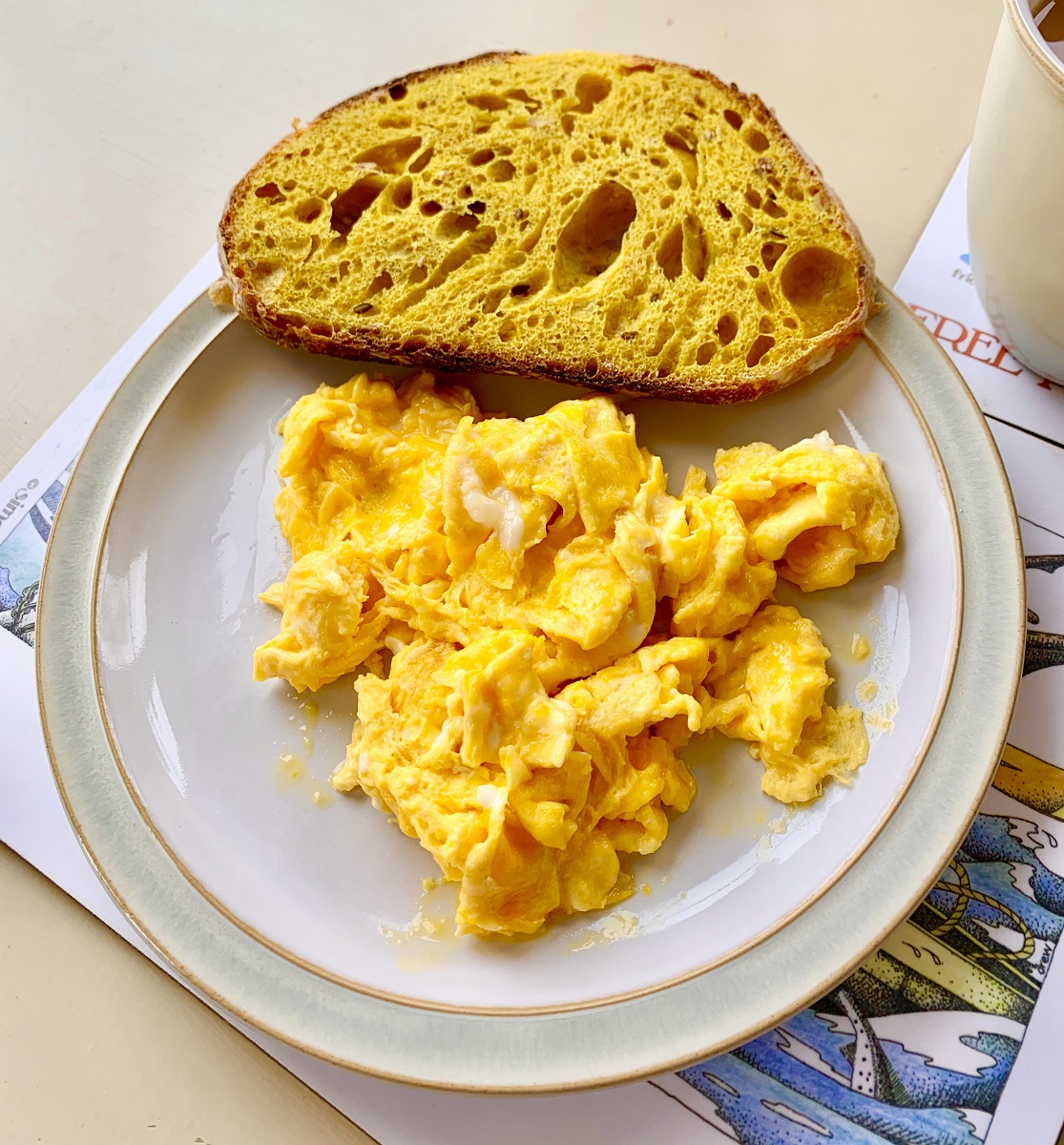 'Scrambled Eggs' by Val Mackey of Duns U3A