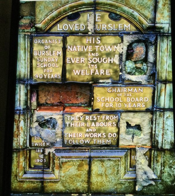 'Crumbling Celebration' by Vivienne Dixon of Leek u3a