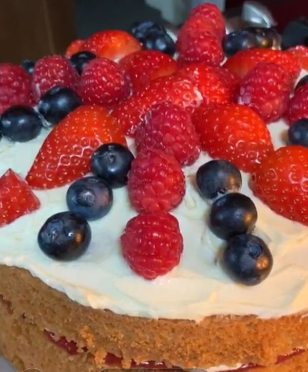 'Union Jack cake' by Julie Gilson, Long Eaton and District u3a