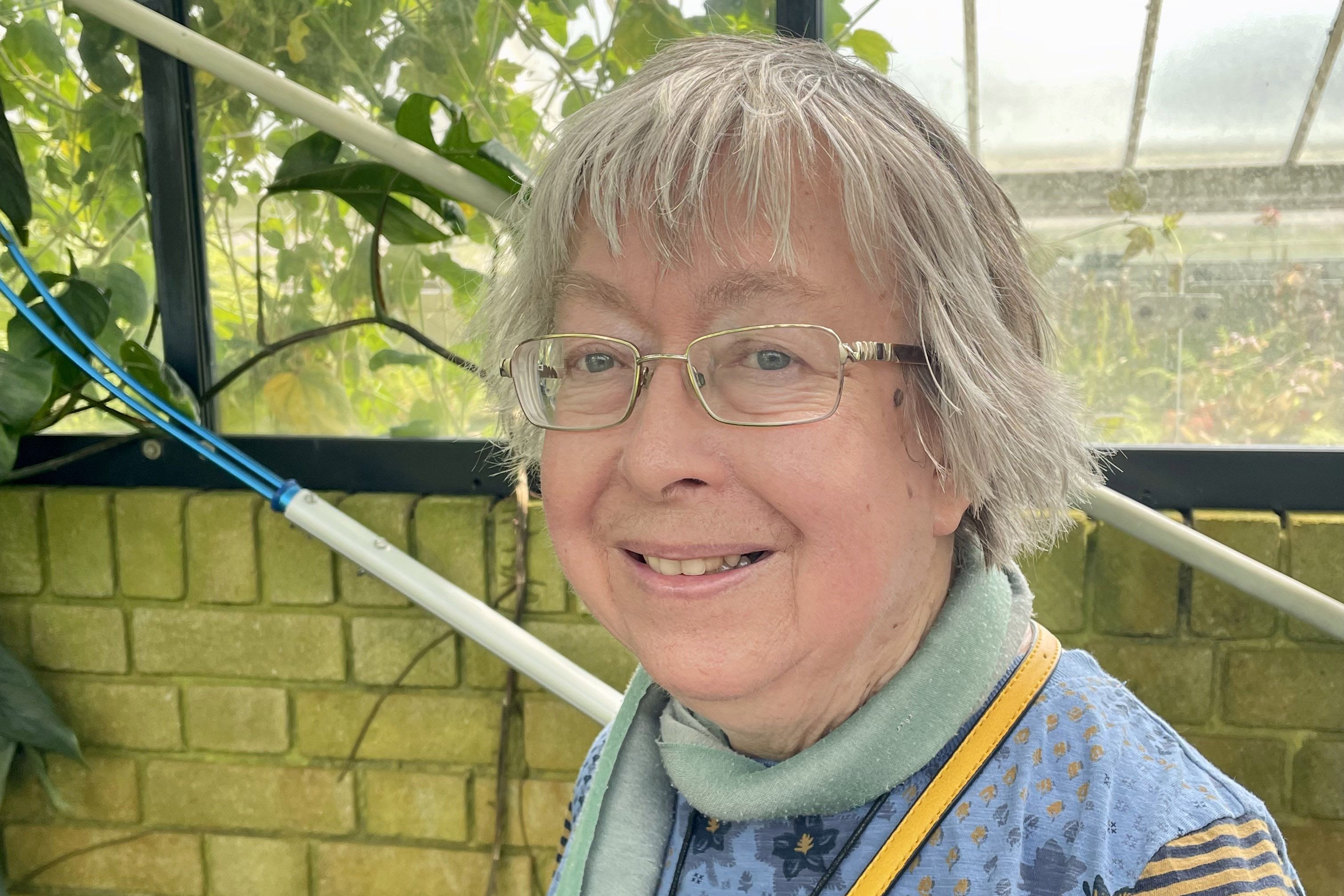 woman smiling at camera